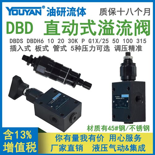 DBDS10K1X/315压力控制阀DBDH6K1X板式200溢流阀30P调压15G管式25