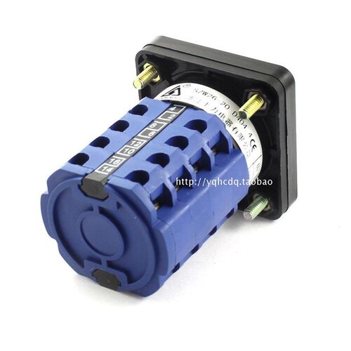 上力 万能转换开关SZW26-20/D404.4 20A 4节3档转换开关 档位开关
