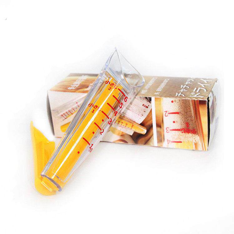 烘焙工具酵母称取器干酵母测量器带刻度测量杯酵母量杯带封口夹