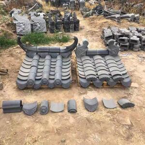 瓦片围墙徽派仿古青瓦瓦小青瓦仿古中式屋顶青瓦古建青瓦蝴蝶瓦片
