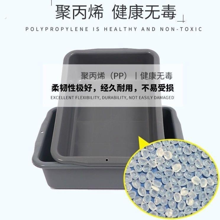 酒店餐具收集盆塑料收碗盆菜篮盘餐厅餐车餐盆收餐盆猫砂盆安检框