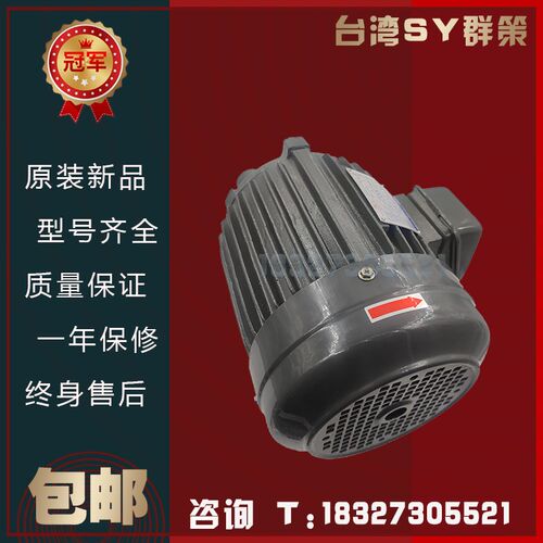 台湾SY群策电动机 0.75KW 1.5 2.25 3.75 5.6 C01-43BO 1HP 2 3 5