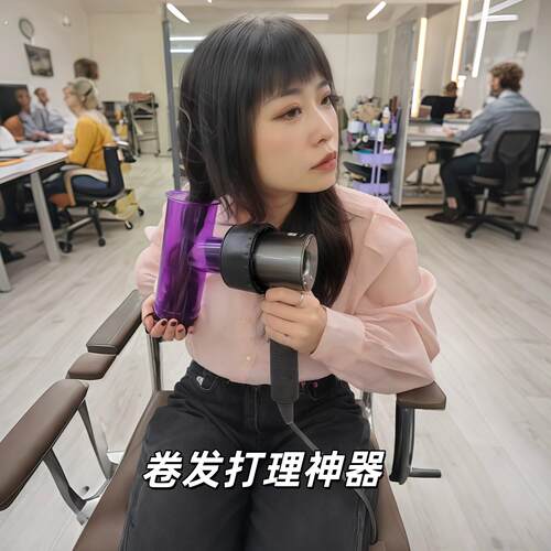 卷发神器吹风机卷发烘干罩大号龙卷风卷发器烫发风筒懒人造型打理