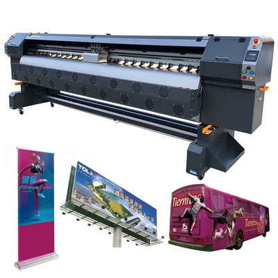 3.2米喷绘机写真机价格 solvent printer banner sticker printer