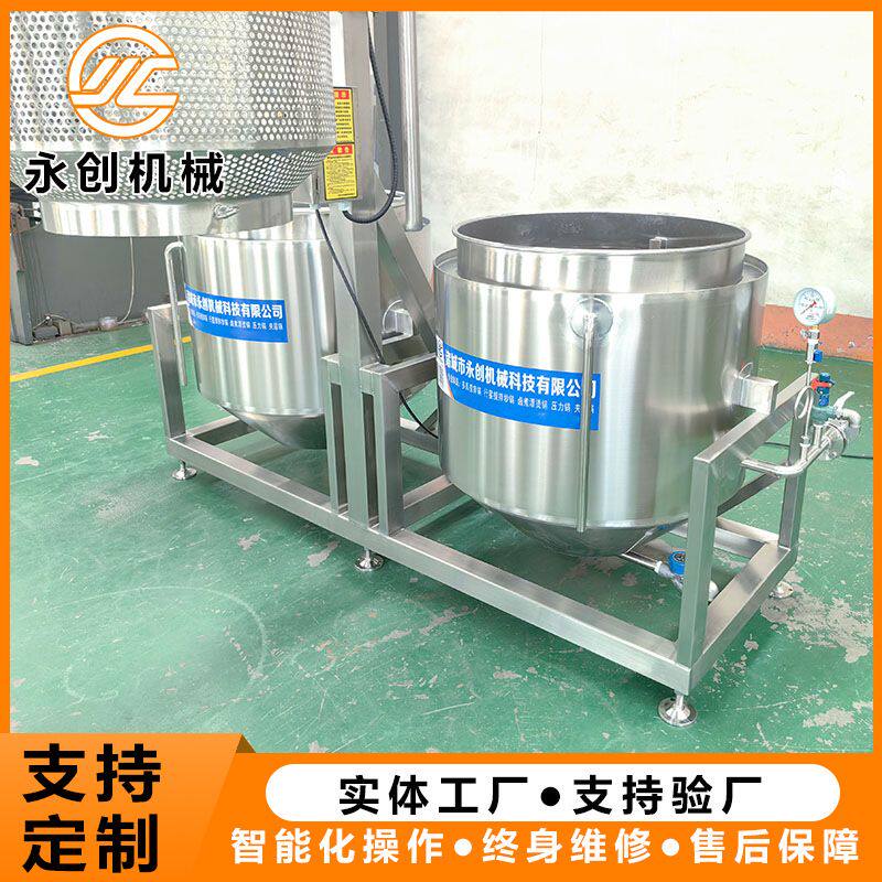 蒸汽加热双联不锈钢电加热夹层锅 卤蛋卤肉搅拌浓缩锅中药熬药锅
