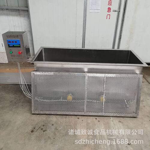 不锈钢电加热恒温肉类解冻水槽 电加热清洗水槽 可移动清洗槽