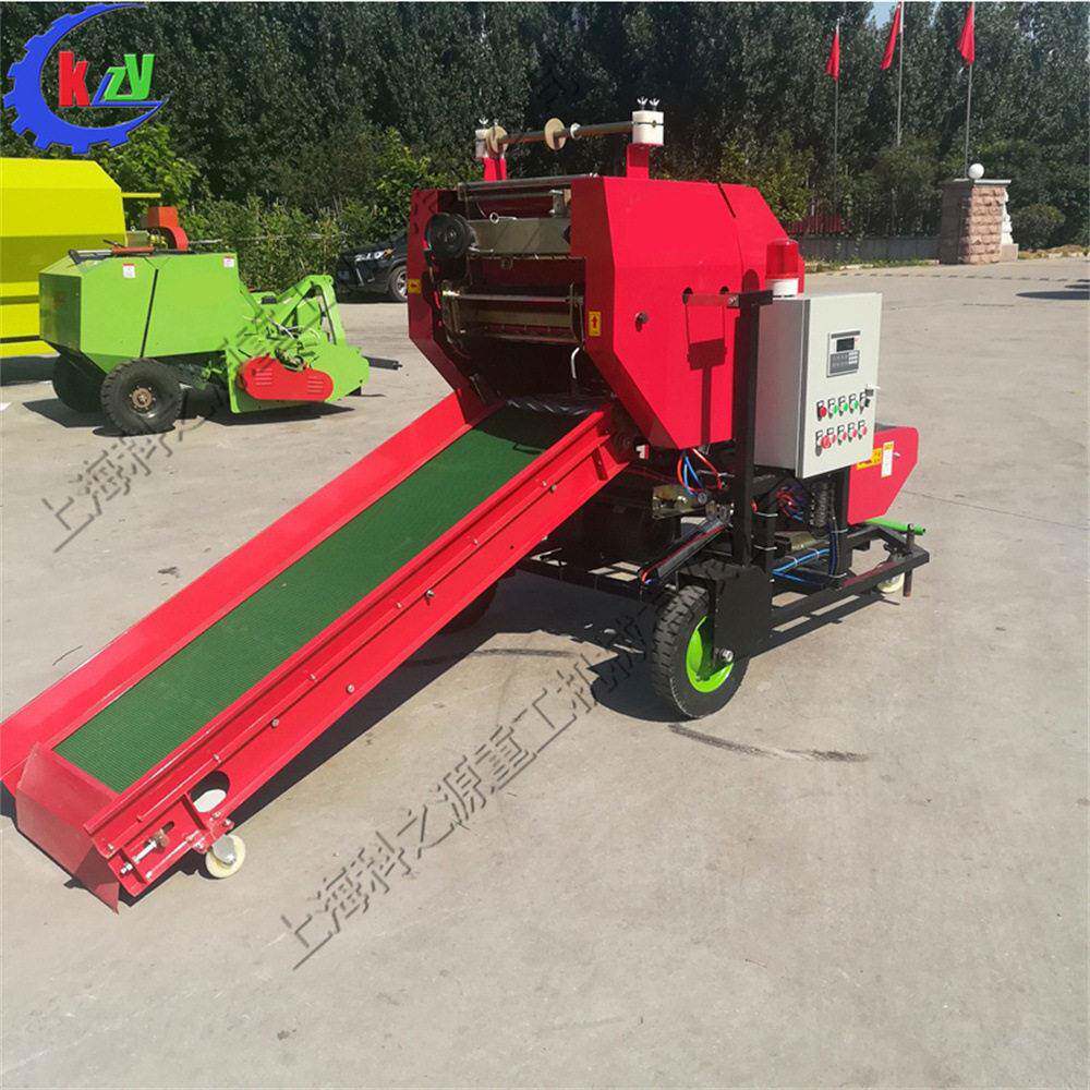 Bundling and wrapping machine 打捆包膜一体机 青贮饲料打捆机