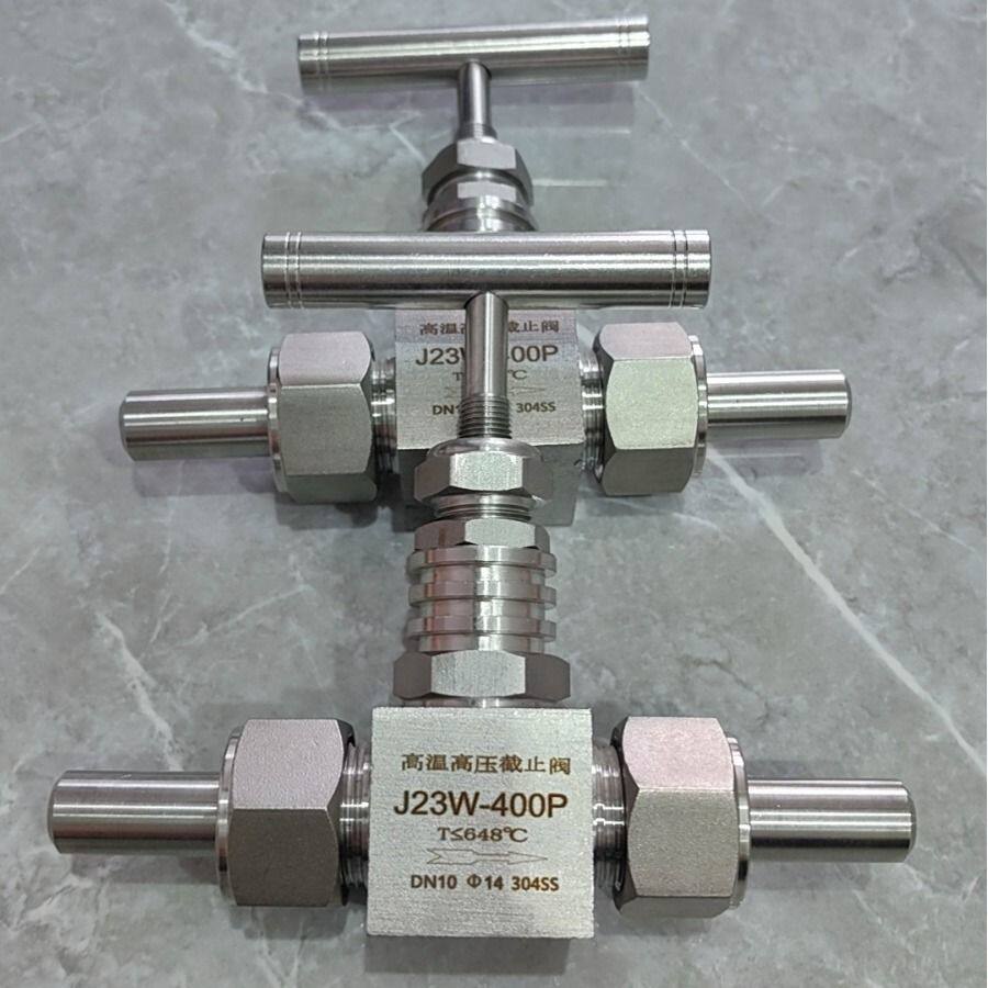 J23W-400P高温针型截止阀 带散热器针阀 紫铜高温垫 304/316材质