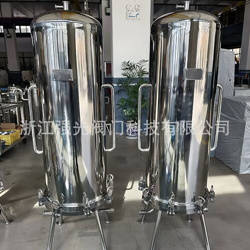 卫生级食品级不锈钢高洁净大流量威士忌葡萄酒清酒大饼过滤器
