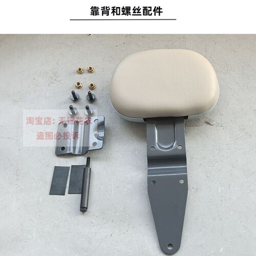 适用极核MO1后靠背极核电动车M01电轻摩靠垫一体座车载人改装配件