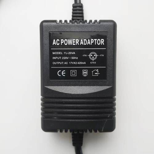 双17V 420MA 调音台电源变压器三孔三针3孔蕊电源适配器电源线