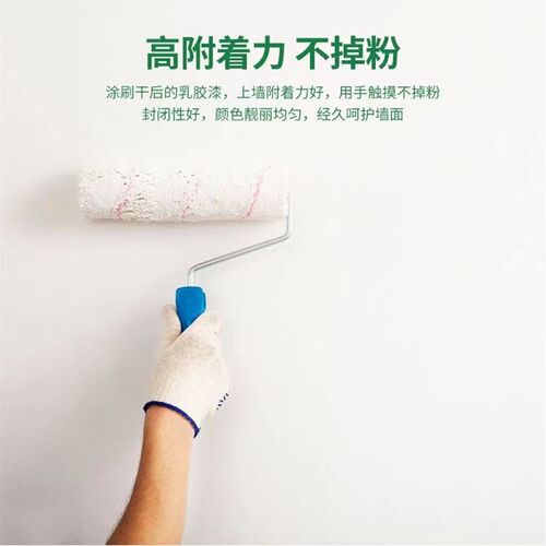 室内紫红色蔷薇花色乳胶漆哑光环保净味亮丽色彩水性涂料卧室客厅