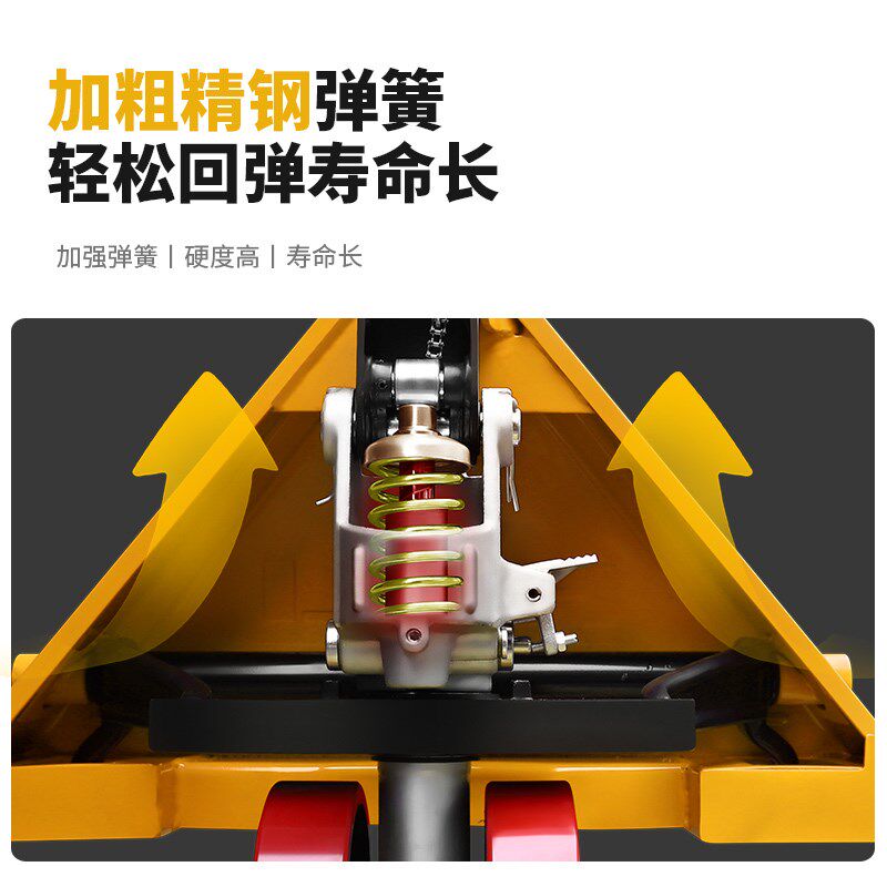 合力叉车手动液压搬运车2/3/5吨加长托盘装卸车手推地牛小型拖车
