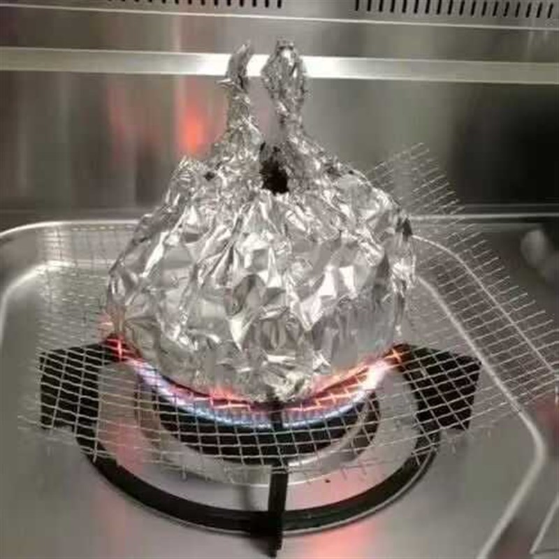 商用加厚锡纸切片花甲粉烤鱼食品级锡箔纸窑鸡烧烤厂家铝箔纸