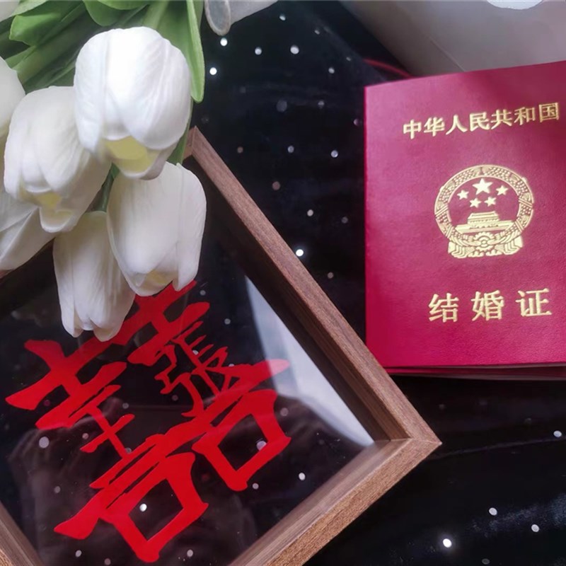 手捧花新娘结婚当天仿真马蹄莲郁金香花束婚纱照感结婚礼物