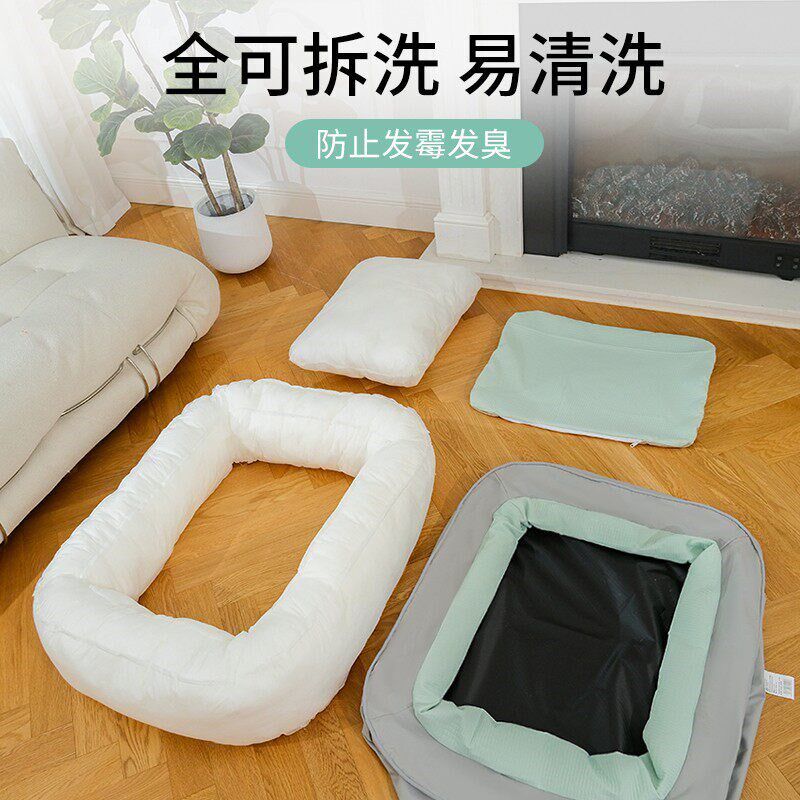 狗窝四季通用可拆洗宠物睡垫中大型犬睡觉用狗床狗垫子舒适沙发窝