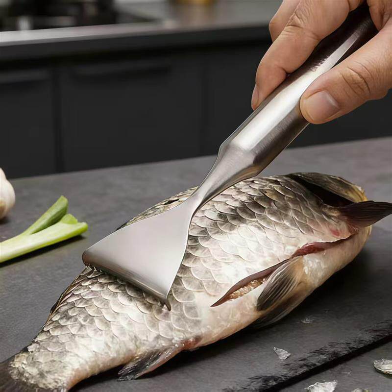 日本304不锈钢刮鱼鳞神器刮鱼鳞器厨房家用去鱼鳞刨刀工具刮鱼刀