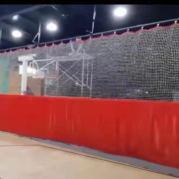 拉慕式防护网无结网安全阳台尼龙网安全绳网体育场地围网球场挂网