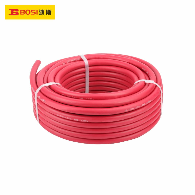波斯工具 氧气管乙炔管新国标蓝红管氧焊管气焊管洗车管8mm10mm