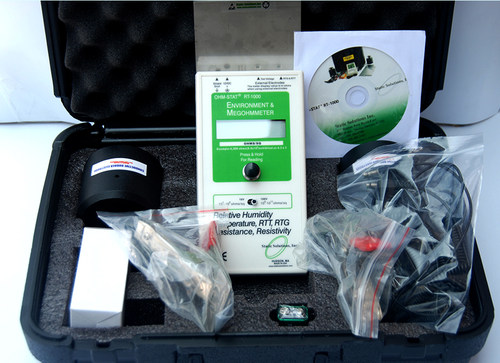 原装重锤式OHM-STAT数显表面电阻测试仪RT-1000