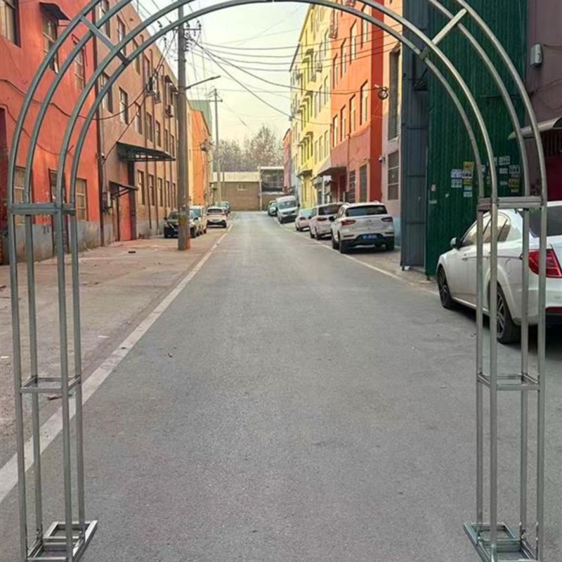 婚礼道具桁架拱形背景森林婚礼户外弧形框架半圆形桁架圆形桁架