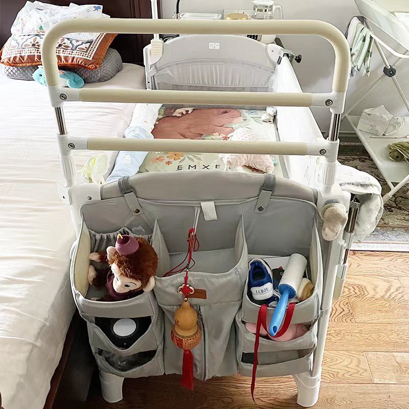 防摔加高护栏实木婴儿床无缝拼接大床宝宝儿童小床围栏床护栏单面