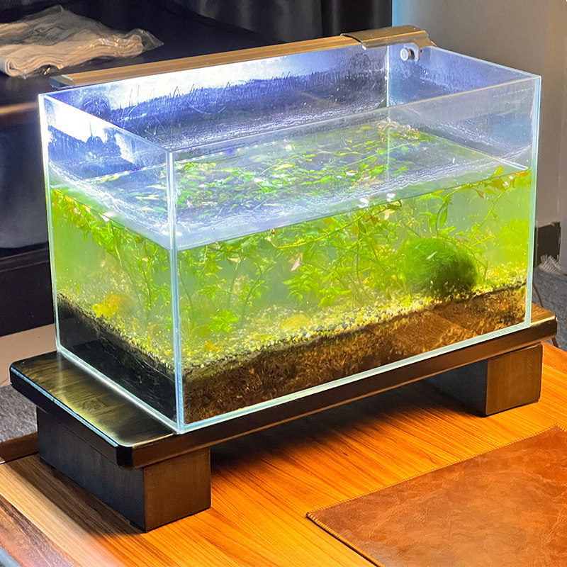 长方形底座花盆奇景石摆件陈列架工艺品装饰底座茶室盆景鱼缸托架
