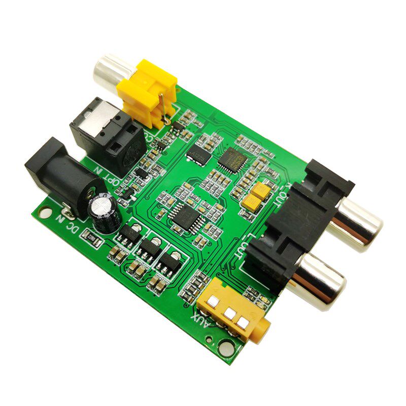 ES9018K2M SPDIF 光纤 同轴 数字音频输入DAC解码板器 模拟