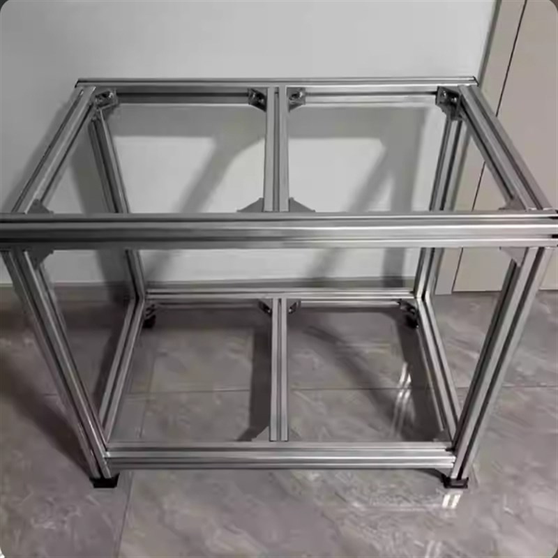 欧标铝合金型材鱼缸水族箱框架底柜称重支架加厚稳固工业型材定制