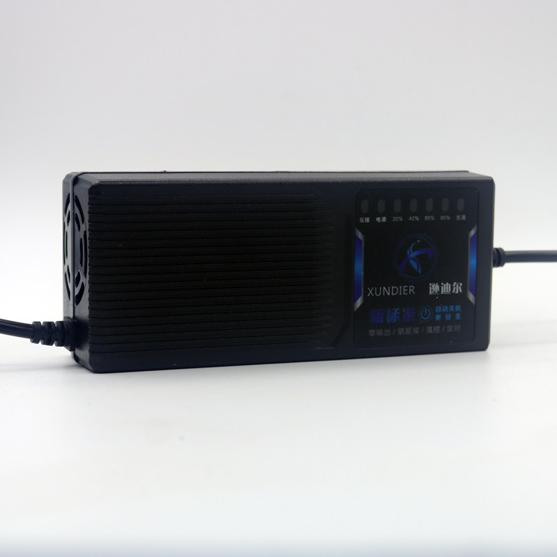 60V32AH35AH40A自动关机电动车电瓶断充电器60伏32安40三轮车快充