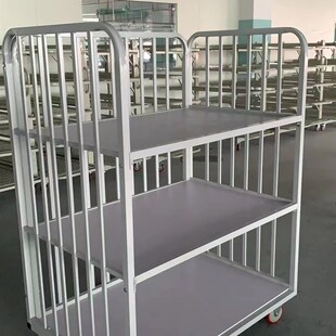 服装厂三层裁片车周转车松布车放布架成品推车物料围栏车厂家直销