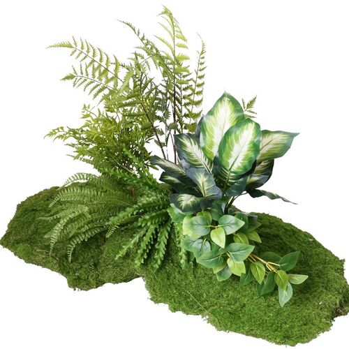 仿真苔藓微景观室内客厅假植物绿植造景组合橱窗仿生青苔装饰布景