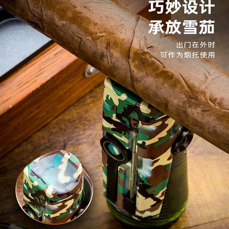 鲁宾斯基雪茄剪刀钳子组雪夹剪套装火机一体孔器三合一可携式