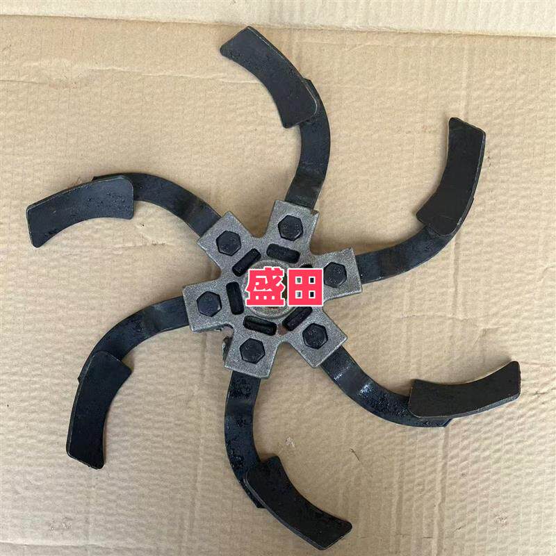 新农机配件微耕机开沟机焊接刀座锰钢刀片硬地开沟培土刀总成