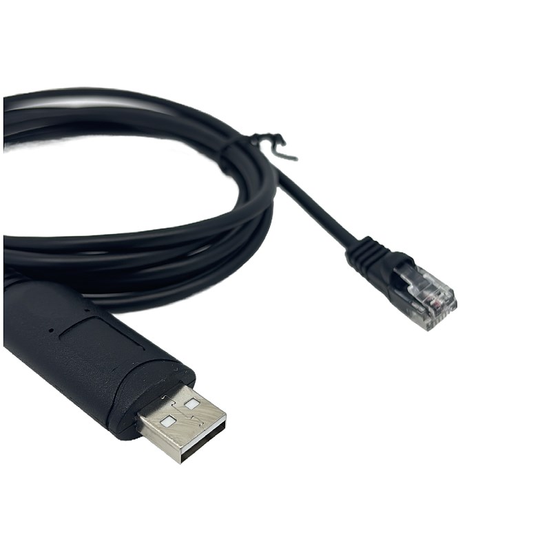 储能usb转rj11 RJ12 RS232配置适用工业设备太阳能电脑串口线调试