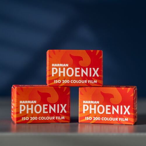 英国原装135彩色负片伊依尔福哈曼36张PHOENIX200胶卷胶片C41冲洗
