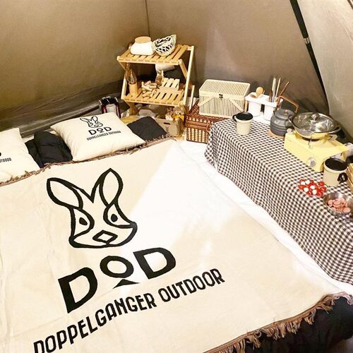 DOD露营装饰毯子毛毯盖毯户外毯子床毯午睡毯帐篷地毯地垫沙发毯