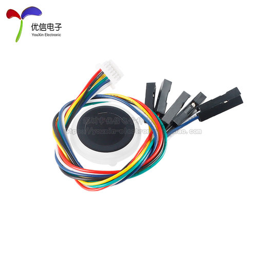 电容式指纹识别模组HLK-FPM383C 门锁指纹传感器半导体面阵采集模