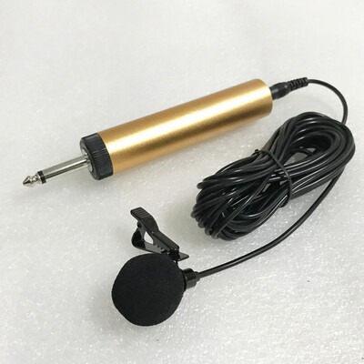 二胡扩音器乐器专用有线话筒萨克斯吉他电容式领麦克风拾音器包邮