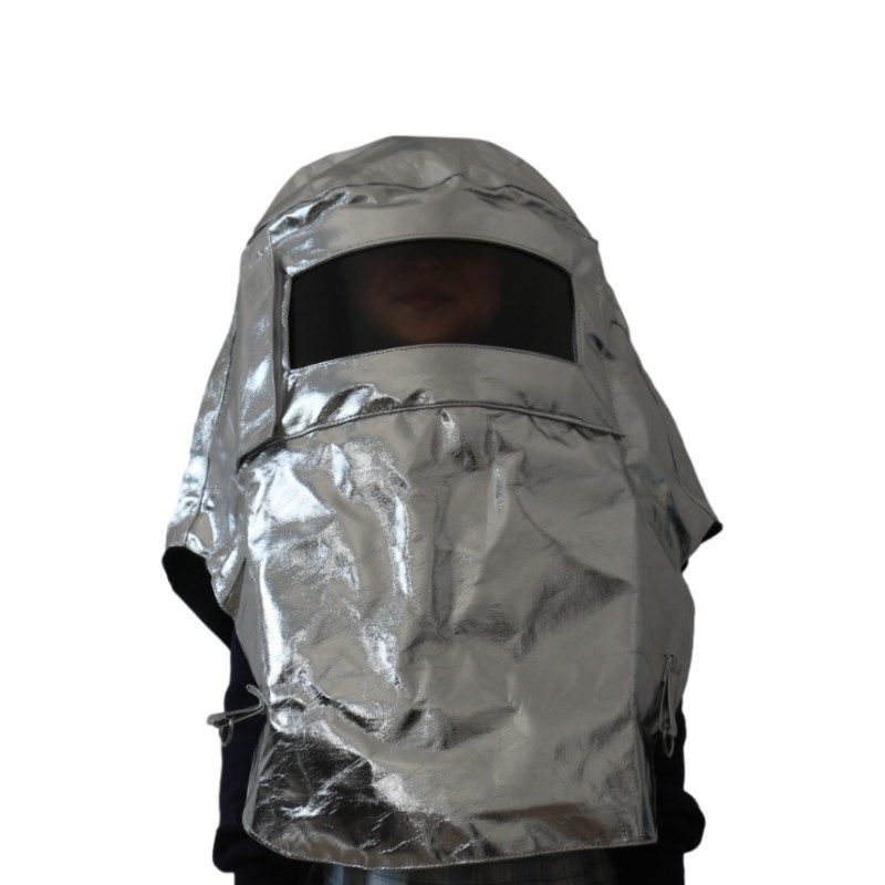 船用隔热服面罩消防员装备隔热防护服铝箔头罩铝箔脚套手护披肩帽