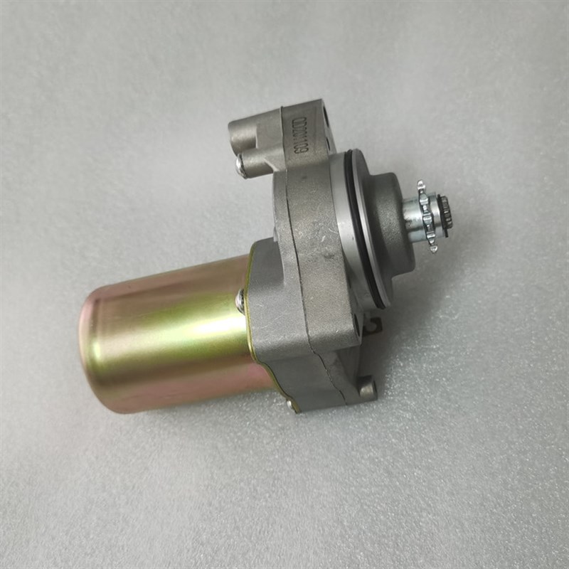 弯梁车48cc助力车卧式110/125摩托车大阳DY100起动/启动电机马达