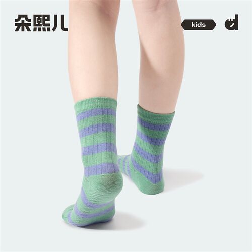 朵熙儿 儿童中筒袜宝宝袜子春秋男童女童秋冬季学生保暖棉袜5双装