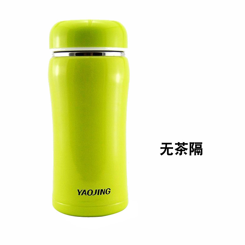 陶瓷保温杯骨瓷内胆不锈钢外壳真空泡茶水杯陶瓷茶虑便携随手杯