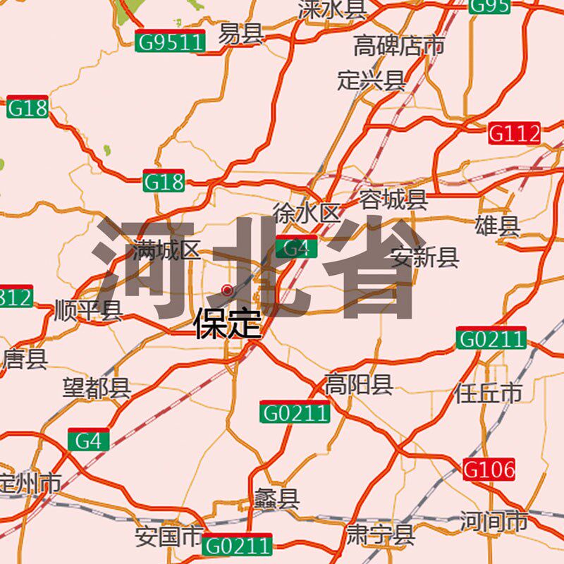 2024新款京津冀晋豫鲁地图贴图办公室挂图高清壁贴超大装饰画定