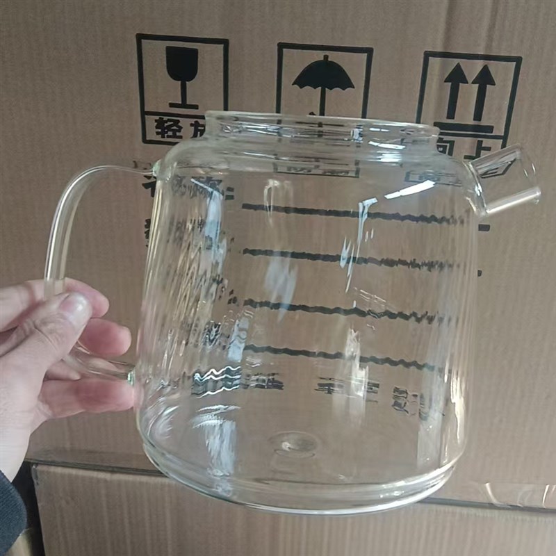 康宁1.5升耐热硼硅玻璃壶身 可加热全玻璃养生壶配件图片