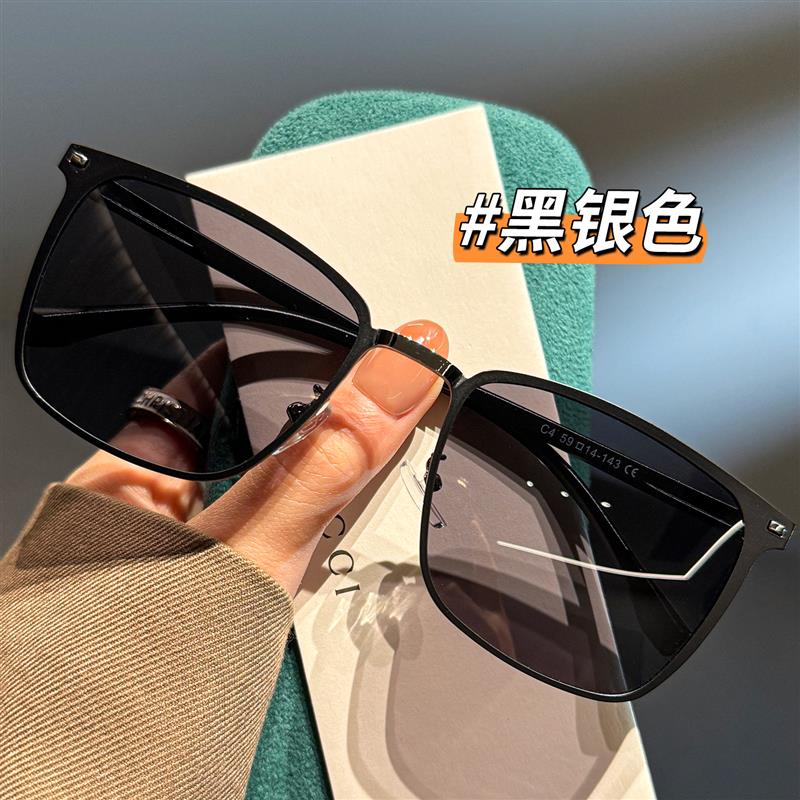 2026新款男士太阳眼镜大脸遮阳防眩光偏光镜UV400超轻太阳眼镜开