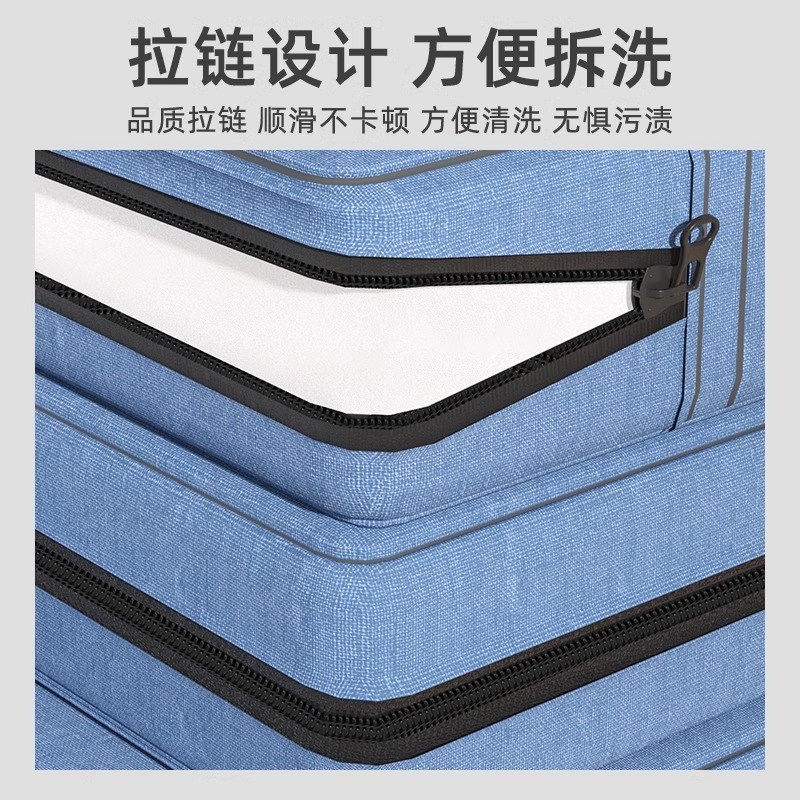午睡垫可折叠床垫可拆洗打地铺午休办公榻榻米垫子学生宿色加厚垫