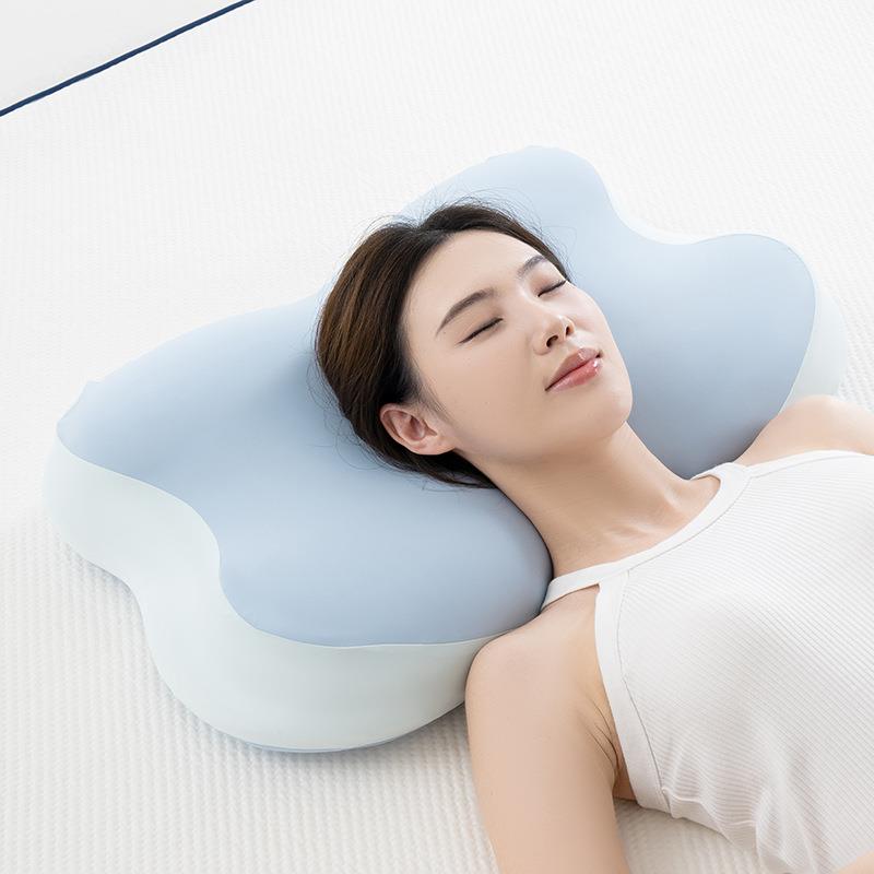 神奇小鹿枕头记忆棉枕头护颈椎助睡眠专用蝶形枕侧睡护颈枕深睡枕