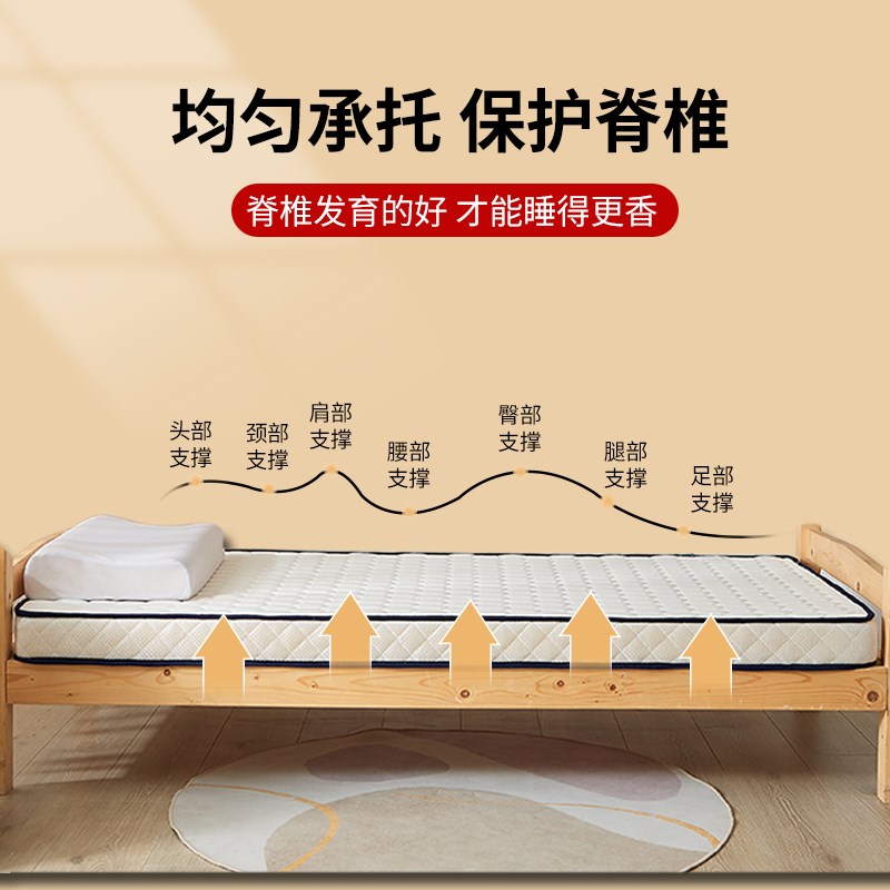 定制儿童专用床垫无甲醛160x60x70小尺寸a类母婴级记忆棉小床软垫