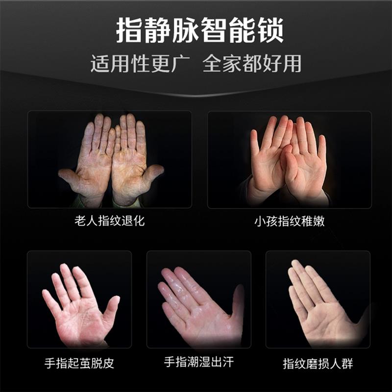 德施曼智能门锁指静脉密码锁家用防盗门全自动智能电子锁大圣Q5S